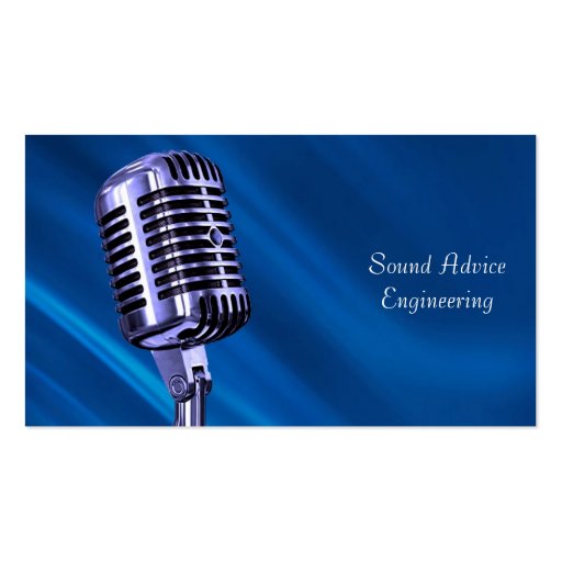 Sound business cards Zazzle
