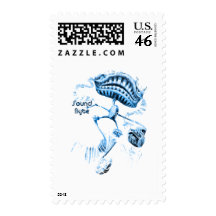 sound byte with text stamp