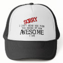 Sound of Awesome Funny Hat Cap Humor by FunnyBusiness Sound of Awesome Funny Hat Cap Humor