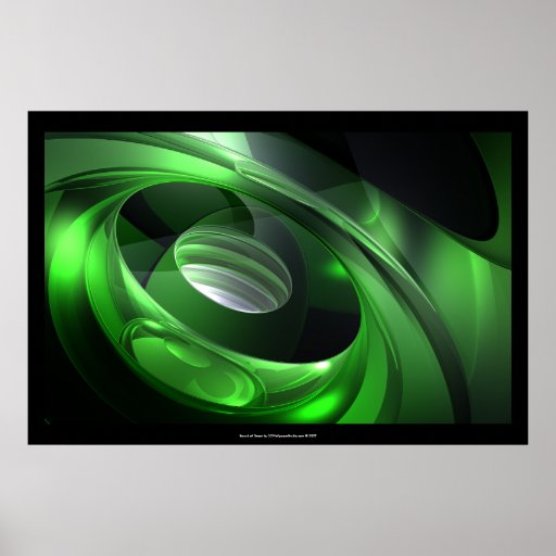 Sound of Green Art Poster