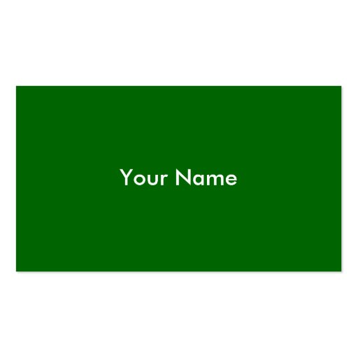 Sound of Green Business Card Templates (back side)
