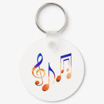 Sound of Music - Dancing Symbols keychains