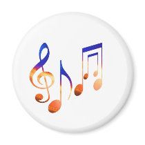 Sound of Music - Dancing Symbols magnets