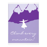 Sound of Music inspired invitation