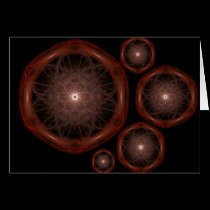 Sound Patterns Fractal Art Card by webgrrl Sound Patterns Fractal Art Card
