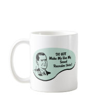 Sound Recorder Voice Coffee Mugs