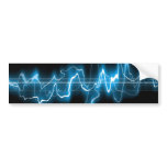 Sound Wave Bumper Sticker