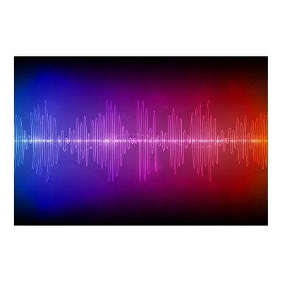 Sound Wave Print by vladstudio