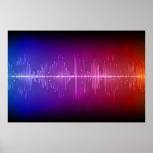 Sound Wave Print