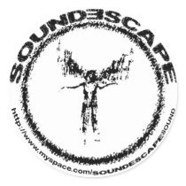 Soundescape Sticker Logo - Myspace (white) by Soundescape Soundescape Sticker Logo - Myspace (white)