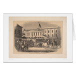 Sounding Alarm Bell over Port Vigilance (2446A) Greeting Card