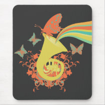 sounds of a horn vector design mousepads by doonidesigns sounds of a horn vector design mousepads