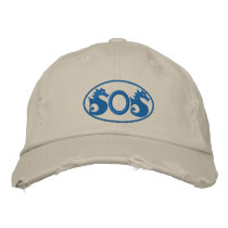 Sounds of Silence (SOS) Seahorse Embroidered Hat