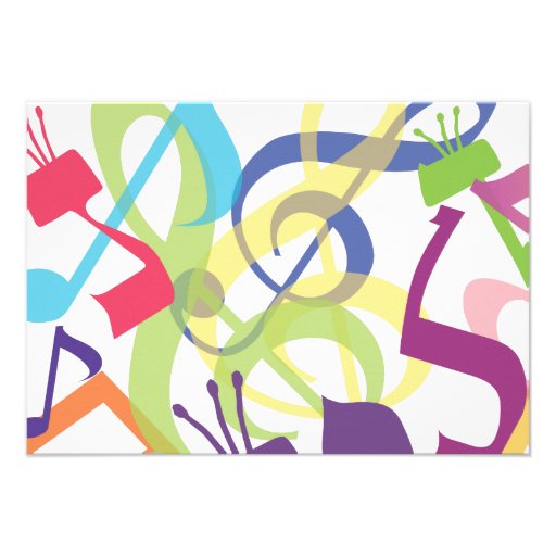 SOUNDS OF THE TORAH Bat Bar Mitzvah Reply Card Personalized Announcement