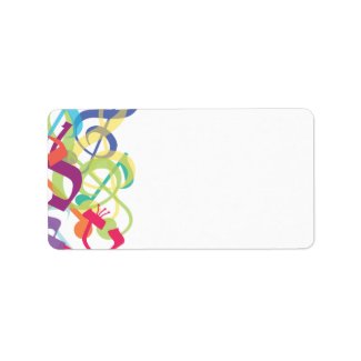 SOUNDS OF THE TORAH Print your own Label zazzle_label
