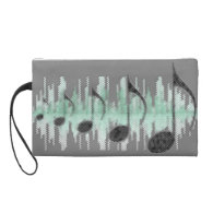 Soundtrack of Life Wristlet Clutches