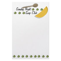 Soup Club stationery