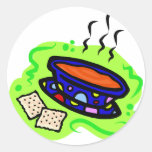 Soup Round Sticker