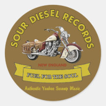 Sour Deisel Round Sticker