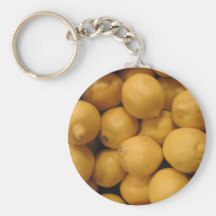 Sour Yellow Lemons Key Chains