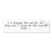source code bumper stickers