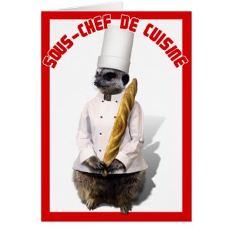 SOUS - CHEF DE CUISINE card