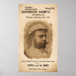 Sousa and His Band - Vintage 1901 Print