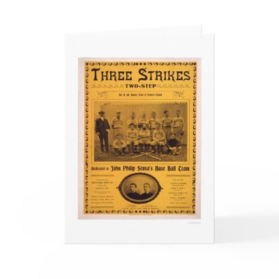 Sousa Baseball Team Music 1902 Cards by lc_baseball