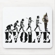 Sousaphone Tuba Tubas Evolution Musical Art Mousepads