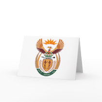 South Africa Coat of Arms Greeting Card by FlagTshirts South Africa Coat of Arms Greeting Card