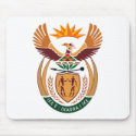 South Africa Coat of Arms Mousepad