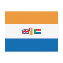 South Africa Flag 1928 Postcard