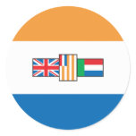 South Africa Flag 1928 Round Sticker