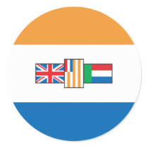 South Africa Flag 1928 Round Sticker