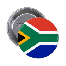 South Africa Flag Button
