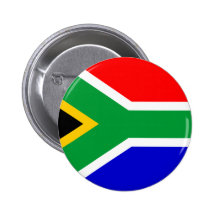 South Africa Flag Button