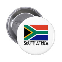 South Africa Flag Button