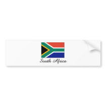 South Africa Flag Design Bumper Stickers