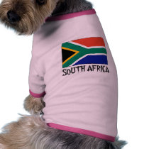 South Africa Flag Pet T-shirt