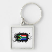South Africa Flag Key Chain