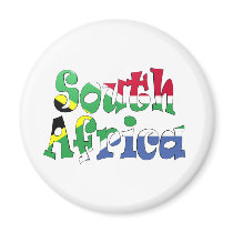 South Africa Flag Magnet