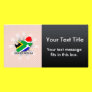 South Africa Flag Map 2.0 Picture Card
