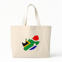 South Africa flag map bags