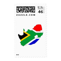 South Africa flag map postage by FlagStore South Africa flag map postage