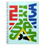 South Africa + flag notebooks
