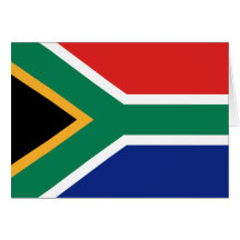 South Africa Flag Notecard