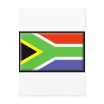 South Africa Flag postcards