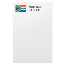 South Africa Flag stationery