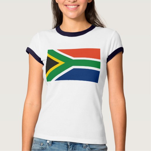 South Africa Flag T Shirt Zazzle 8180