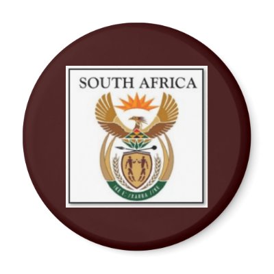 South Africa Fridge Magnet by AFRICANKOKO